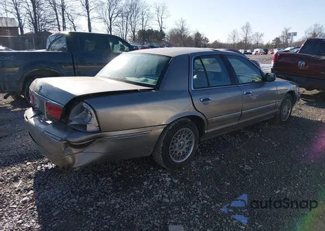 2001 Mercury Grand Marquis Gs z USA, uszkodzony, nr VIN 2MEFM74W21X624308